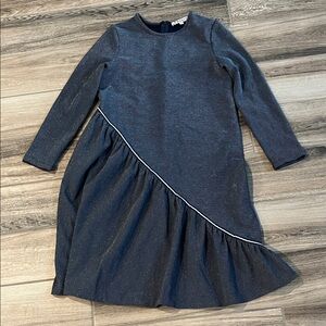 TWELVE Navy Sparkly Blue Kids Dress EUC